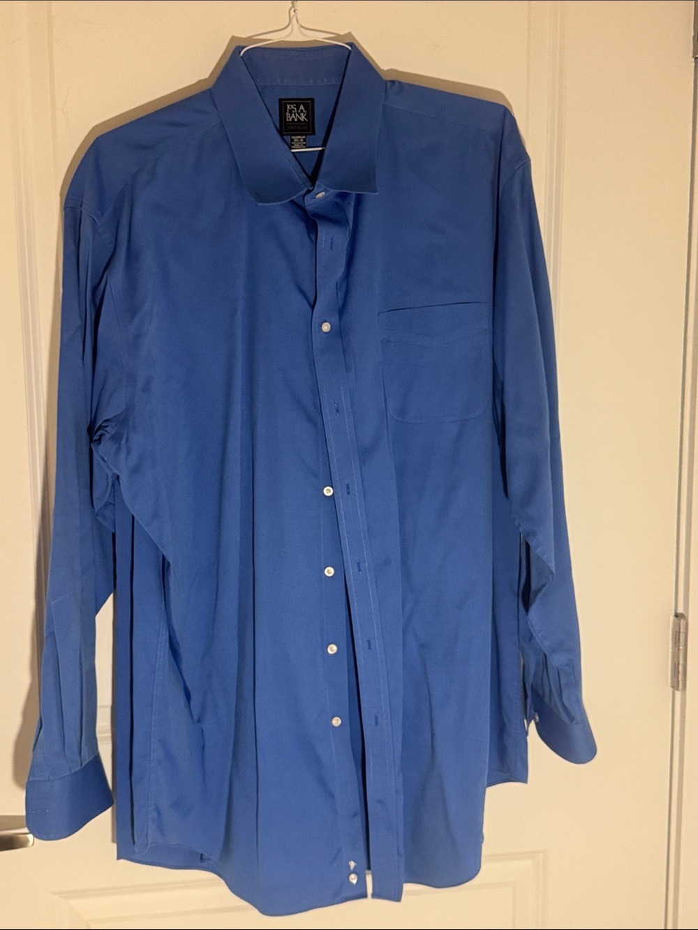 Jos. A. Bank Men's Royal Blue Long-Sleeve Dress Shirt